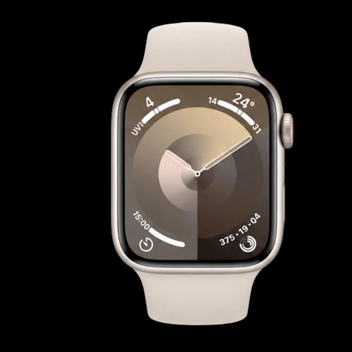 Apple Watch Series 9 GPS – Starlight / Galassia – foto 1