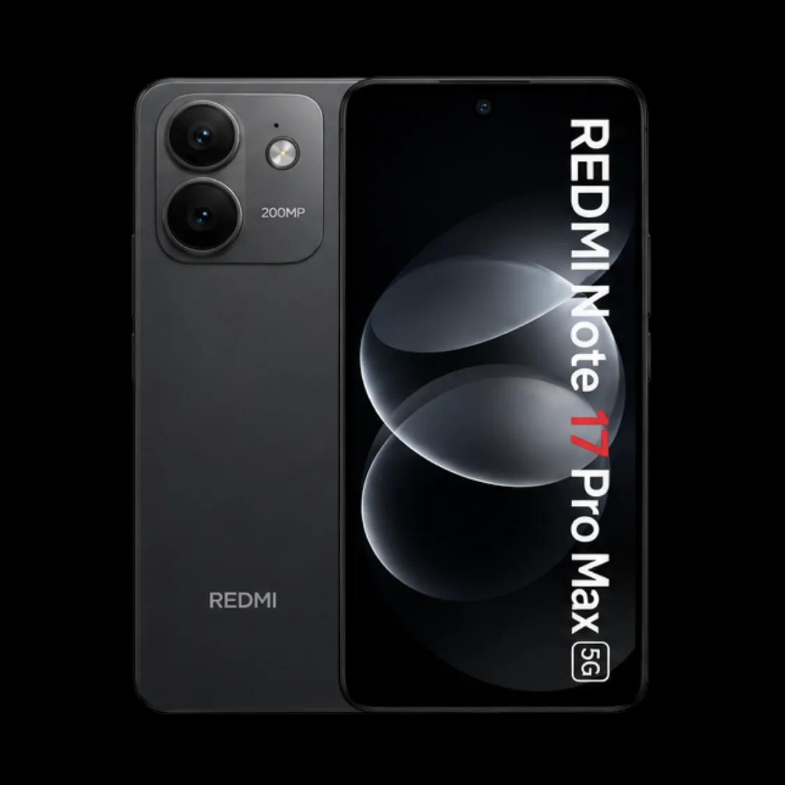 Redmi Note 17 Pro Max 5G – Black / Nero