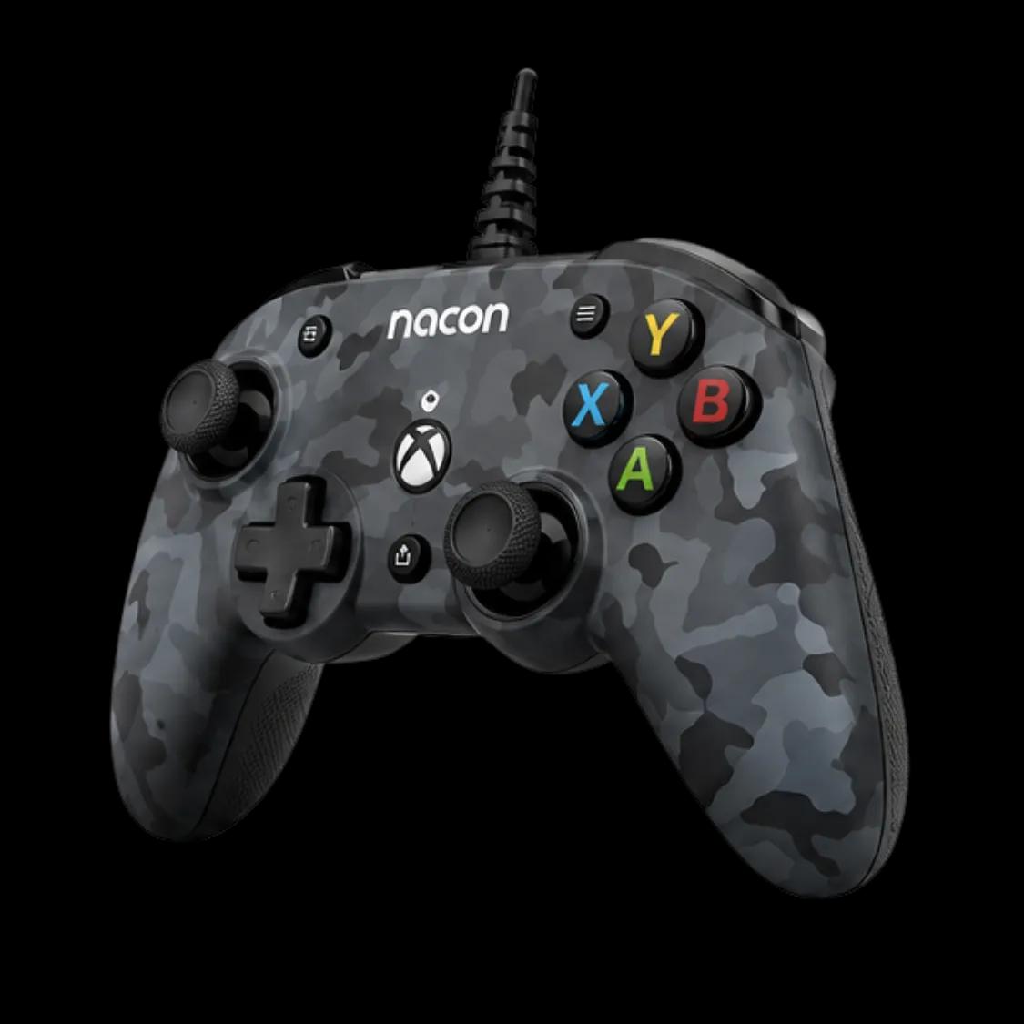 NACON Pro Compact Controller Camo Grey – Controller Cablato USB per Xbox Series X|S, Xbox One e PC – Licenza Ufficiale Xbox NUOVO – foto 6